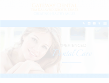 Tablet Screenshot of gatewaydentalnj.com